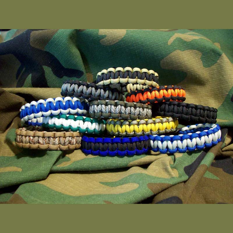 What Exactly is a Paracord Survival Bracelet? - Paracord Paul Bracelets and  Military Dog Tag Gear