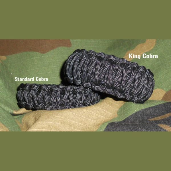 King Cobra Knot Compared to standard Cobra Knot Bracelet