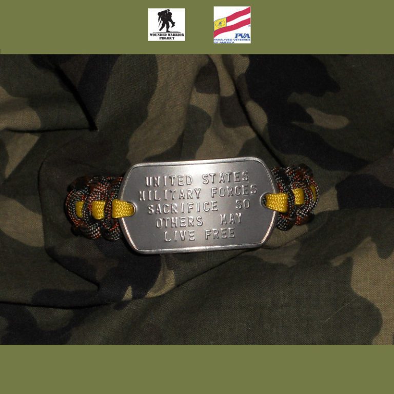 Support | Remember Our Troops Charity Bracelet