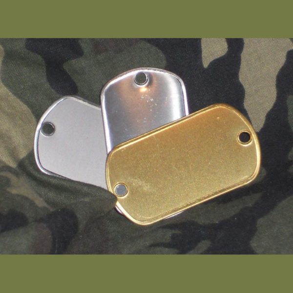 Military Dog Tag Finishes