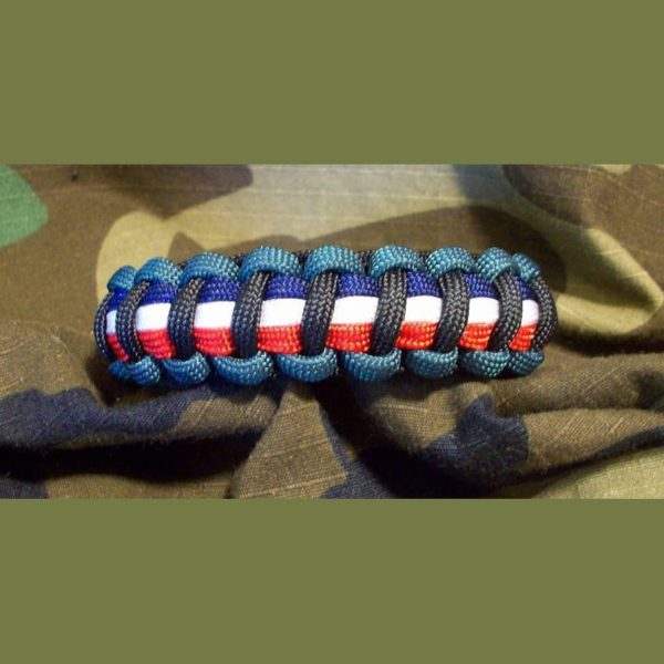 Operation Enduring Freedom OEF Paracord Service Medal Bracelet