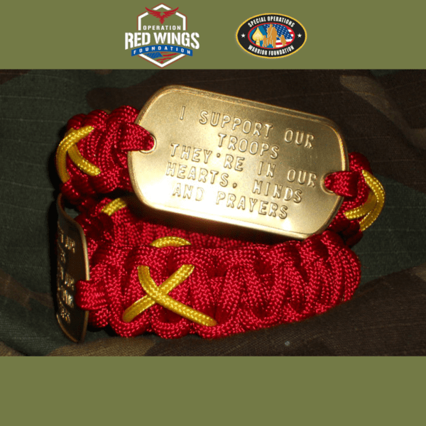 Operation Red Wings Red Friday Charity Bracelet