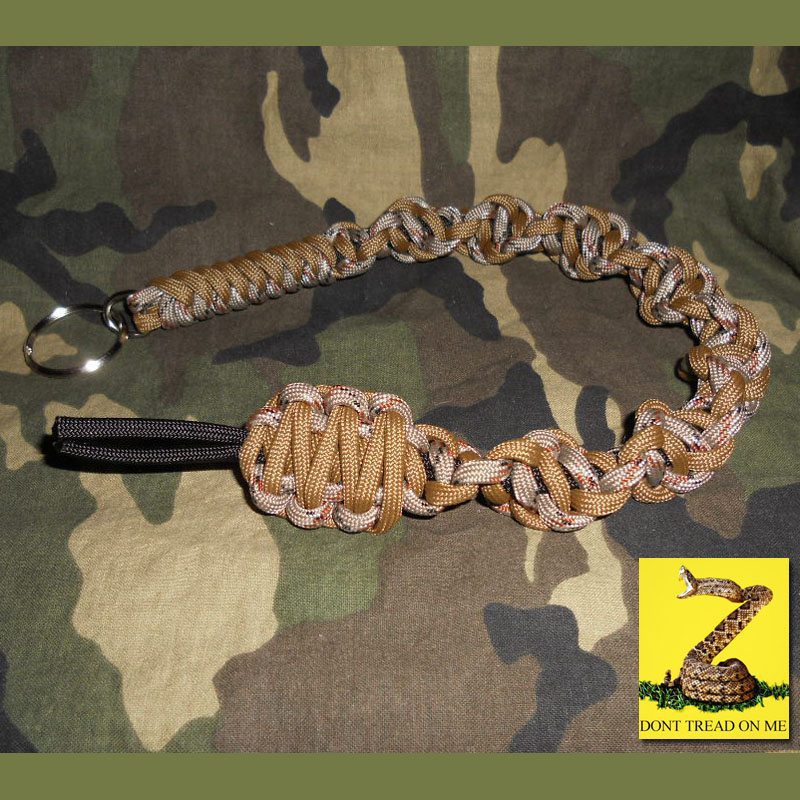 The Rattler Paracord Lanyard - Paracord Paul Bracelets and