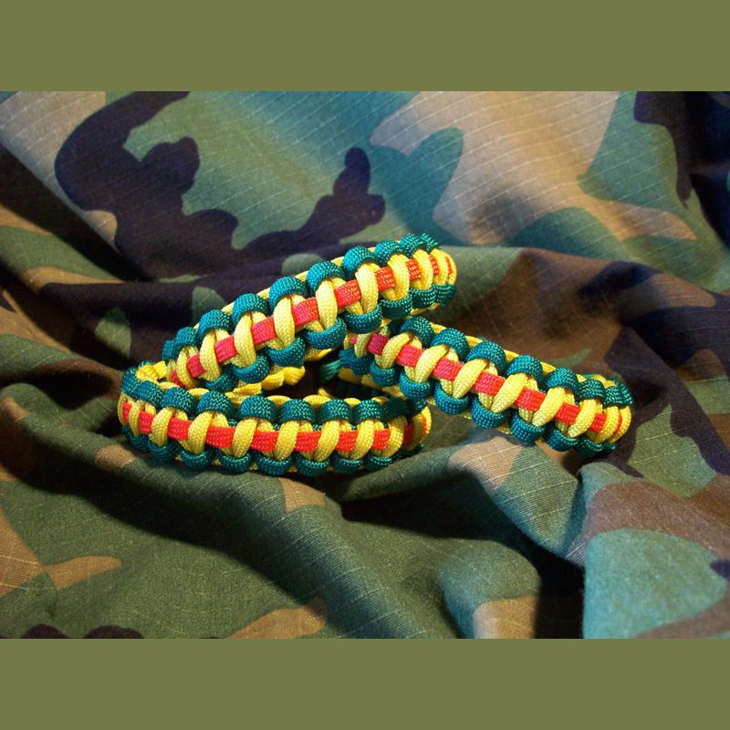 King Cobra Paracord Survival Bracelet - Paracord Paul Bracelets and  Military Dog Tag Gear