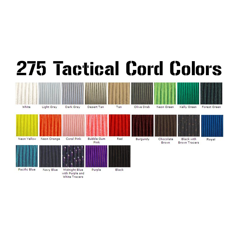 275 Tactical Cord Cobra Knot Bracelet • Paracord Paul® Bracelets & Dog