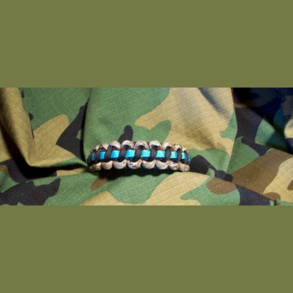 Militar 550 Lb Paracord Supervivencia Pulsera Media 8.5 Od Verde - Tejido  a mano