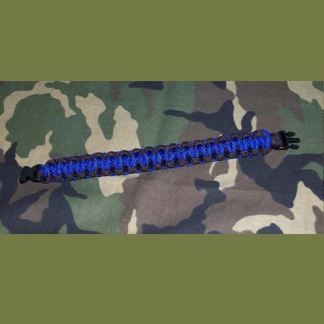 The Original Thin Blue Line Paracord Bracelet