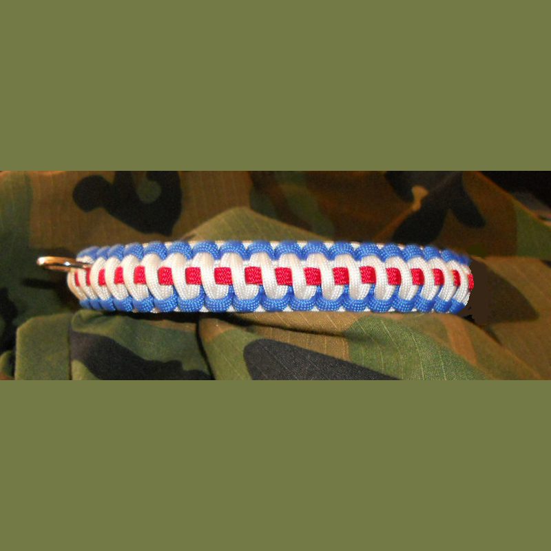 Paracord Dog Collar - Paracord Paul Bracelets and Military Dog Tag Gear
