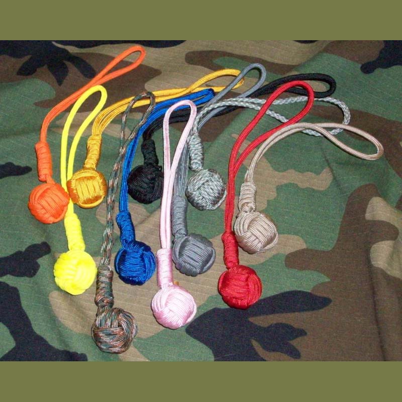 Monkey Fist Knot Paracord Lanyard