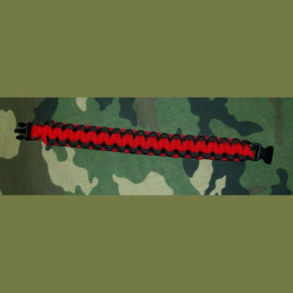 Original Paracord Thin Red Line Bracelet
