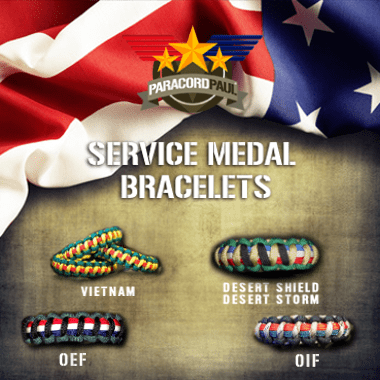 Unique Paracord Gear Gift Ideas - Paracord Paul Bracelets and Military Dog  Tag Gear