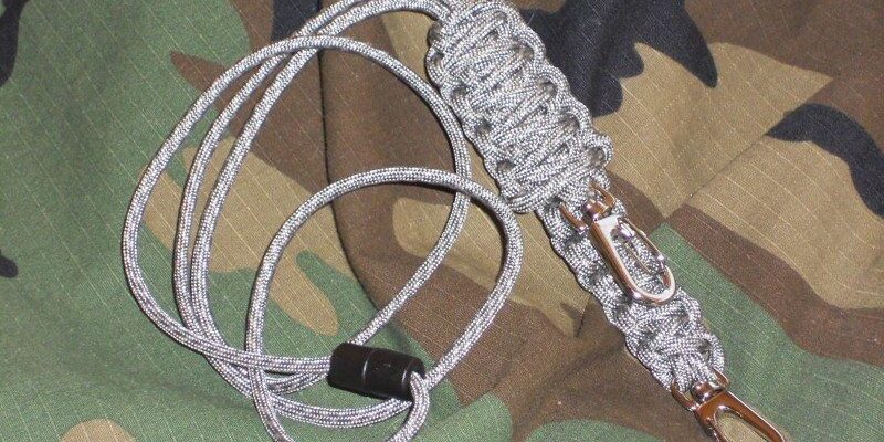 Double Decker Paracord Neck Lanyard