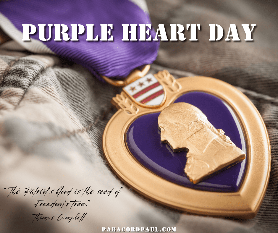 Paracord Paul Remembers Purple Heart Day