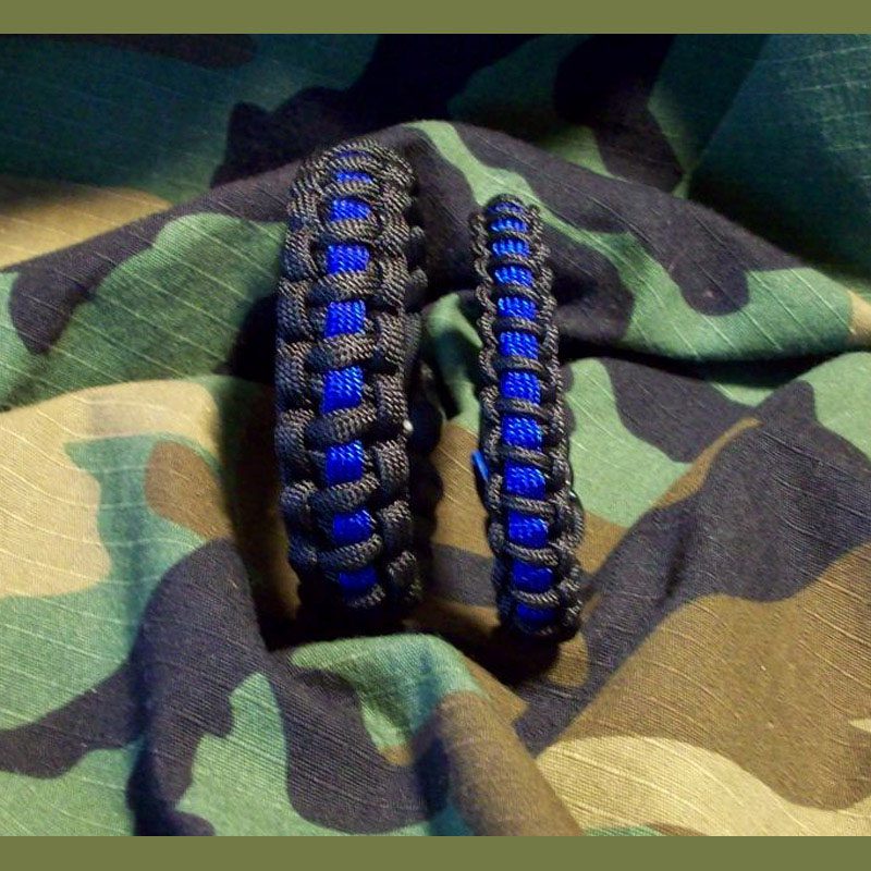 Thin Blue Line Paracord Bracelets and Gear