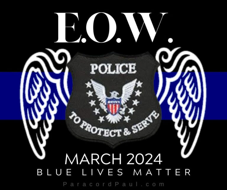 What does the “Thin Blue Line” Mean? EOW: April 2024 Report for March
